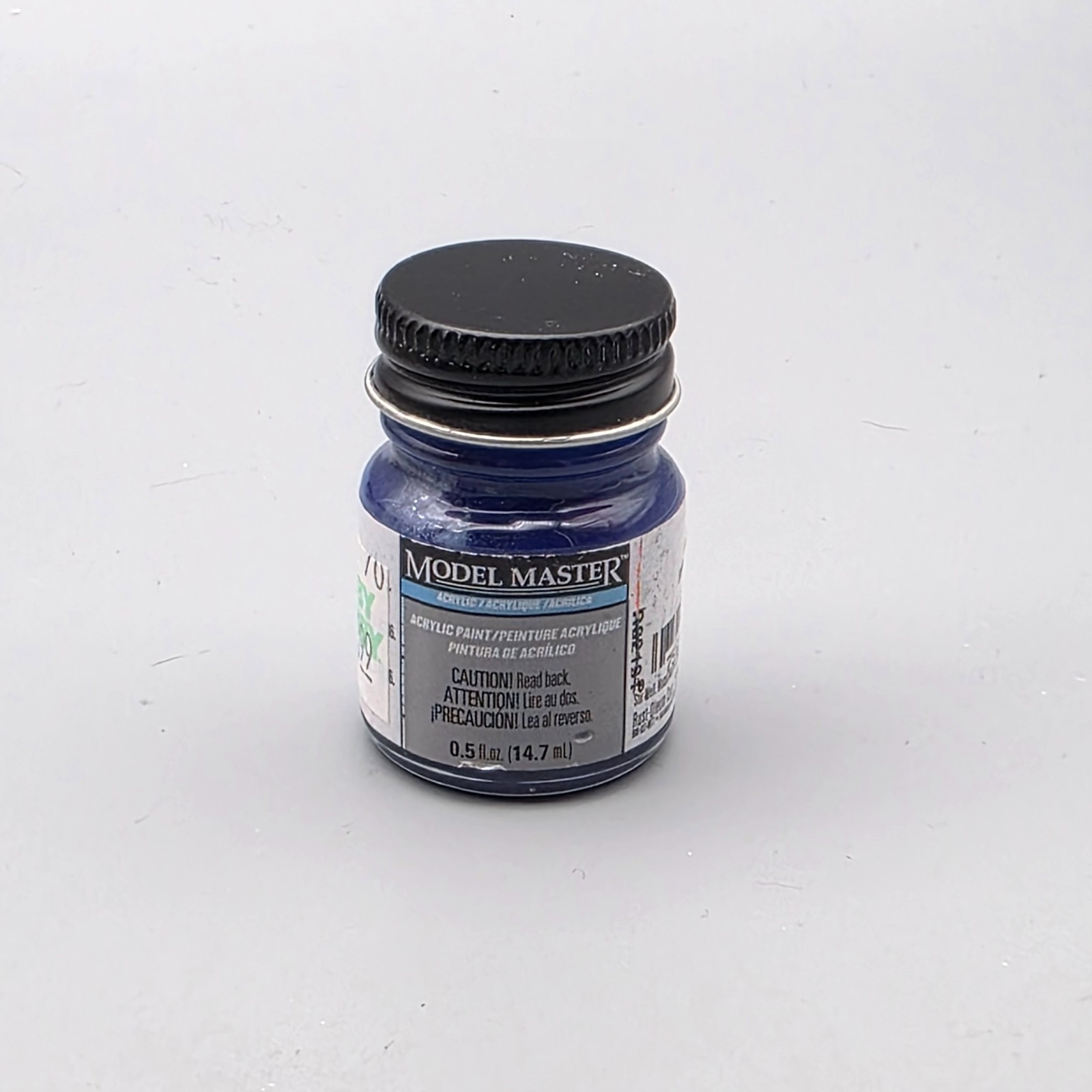 Model Master 0.5 OZ Acrylic Paint Discontinued Arctic Blue Metallic