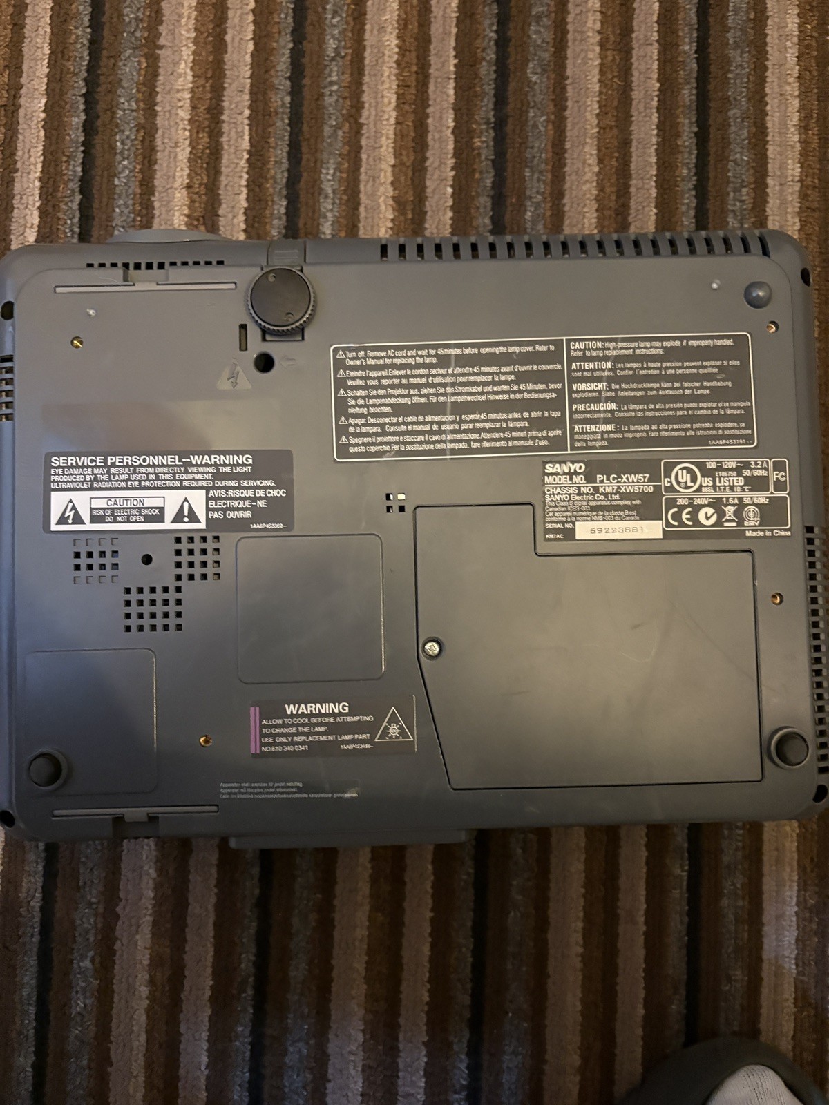 Sanyo Pro Xtrax Multiverse Projector PLC-XW57