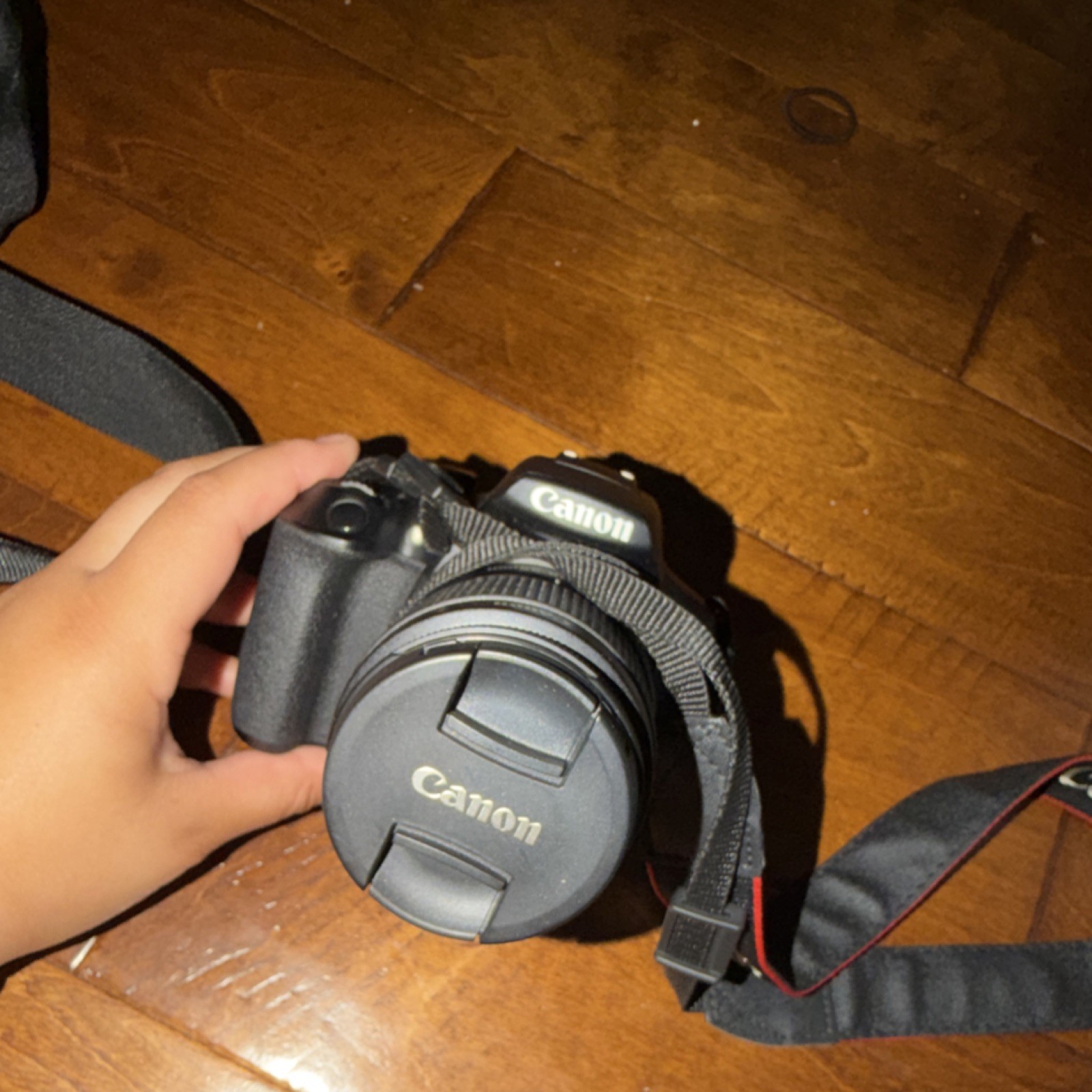 Canon Camera Accessory Bundle Black with Lenses, Chargers, and Bag