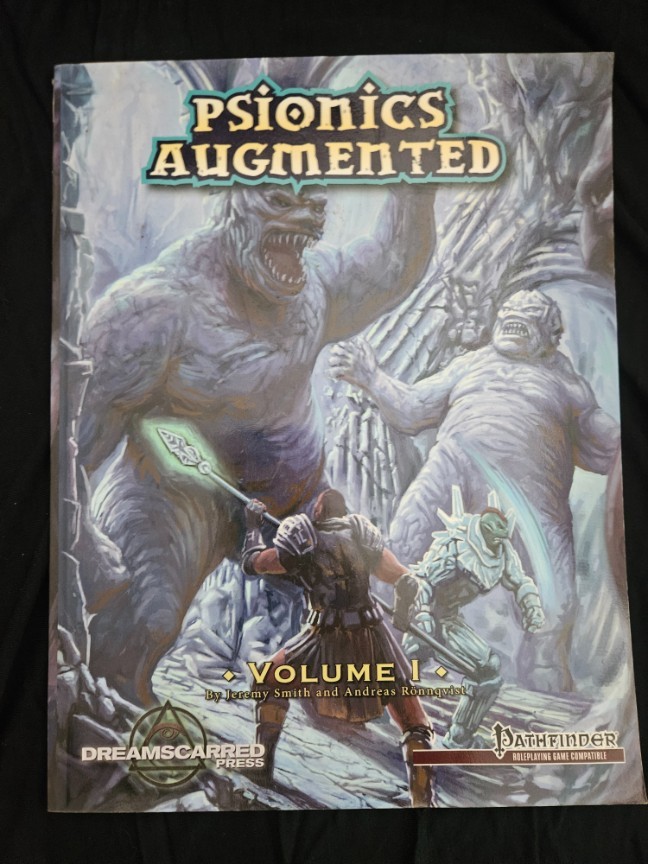 Pathfinder Dreamscarred Psionics Augmented - Volume #1
