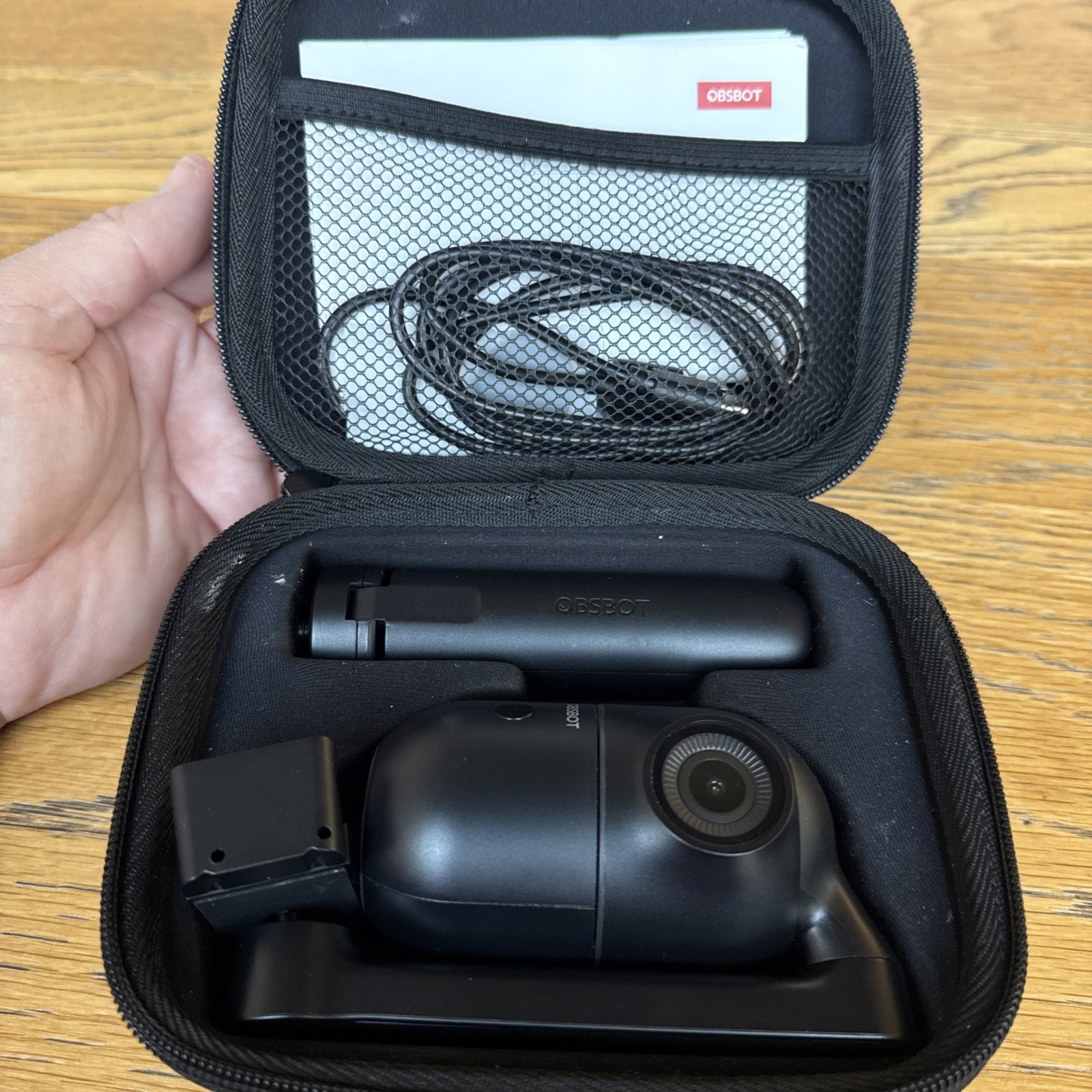 OBSBOT Me AI-Powered Phone Mount, Auto-Tracking with Wide-Angle Sensing Camera