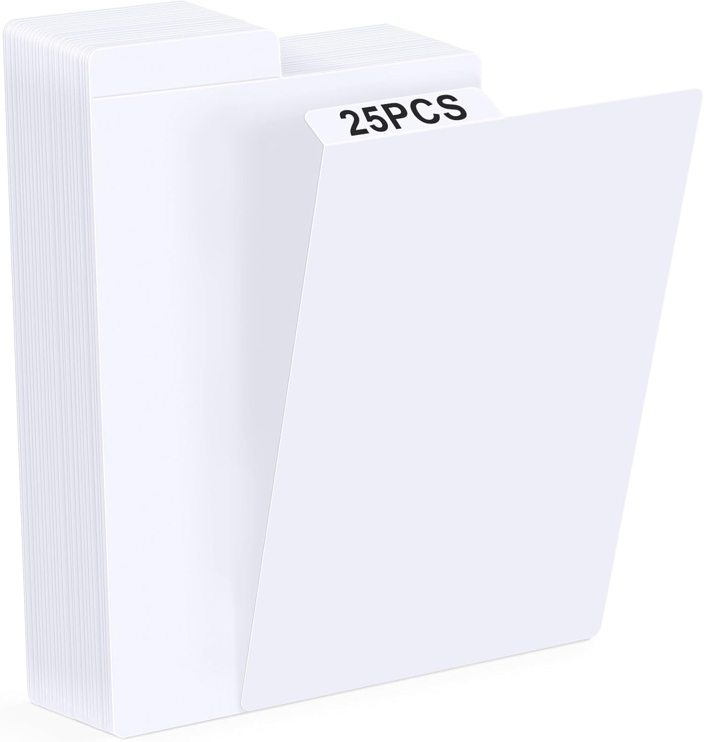 Comic Book Dividers 25-Pack Cardboard Dividers with Tabs for Storage Boxes