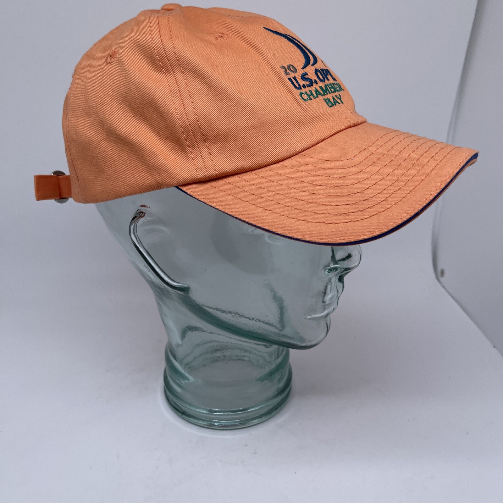 USGA Member 2015 Golf US Open Chambers Bay Orange Adjustable Cap Hat