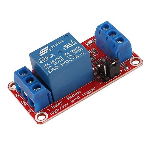 One Channel Relay Module Relay Switch with OPTO Isolation High Low 2pcs 12V