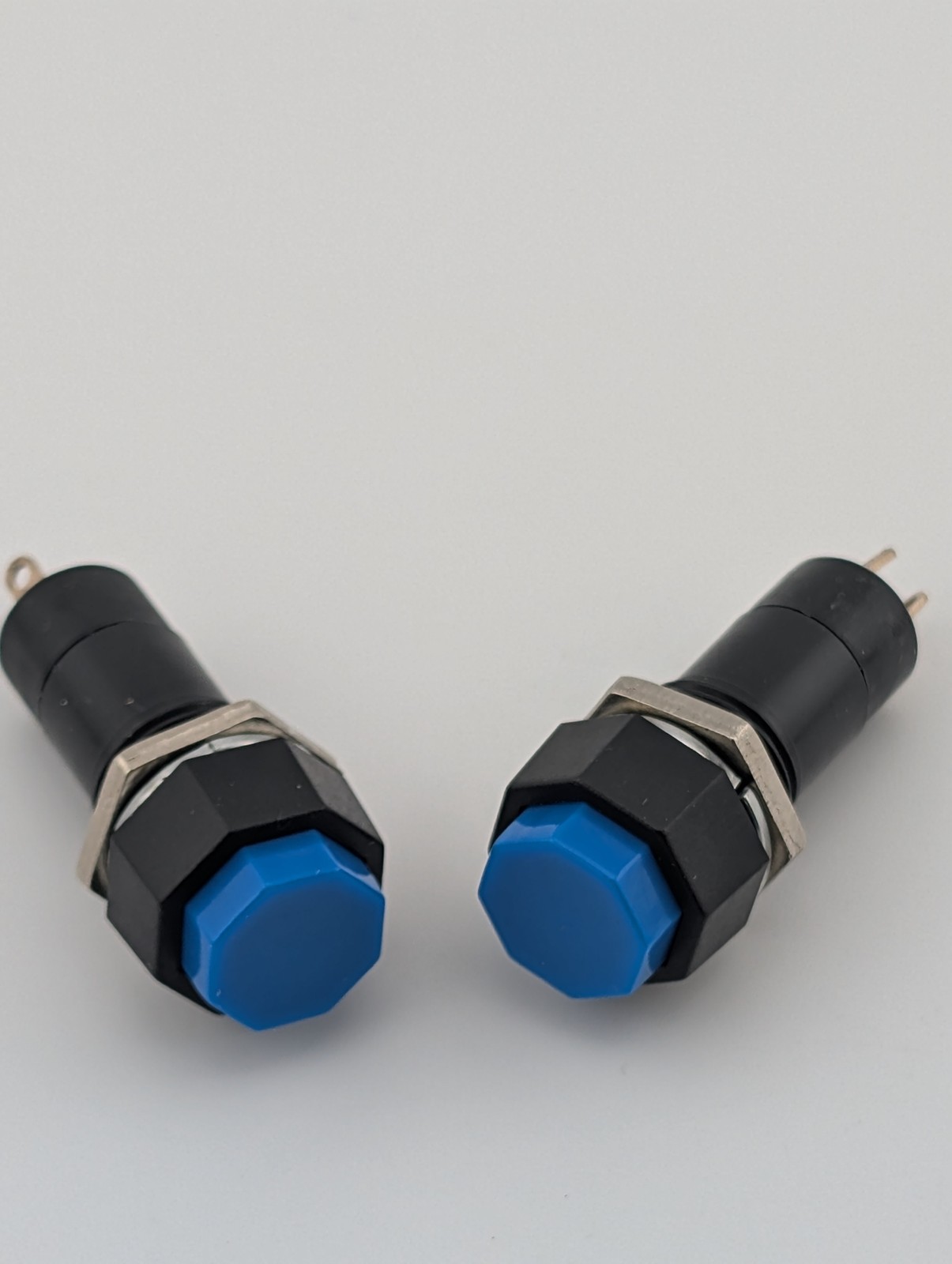 SPST Normally Closed Momentary Push-Button Switch 2 Pack
