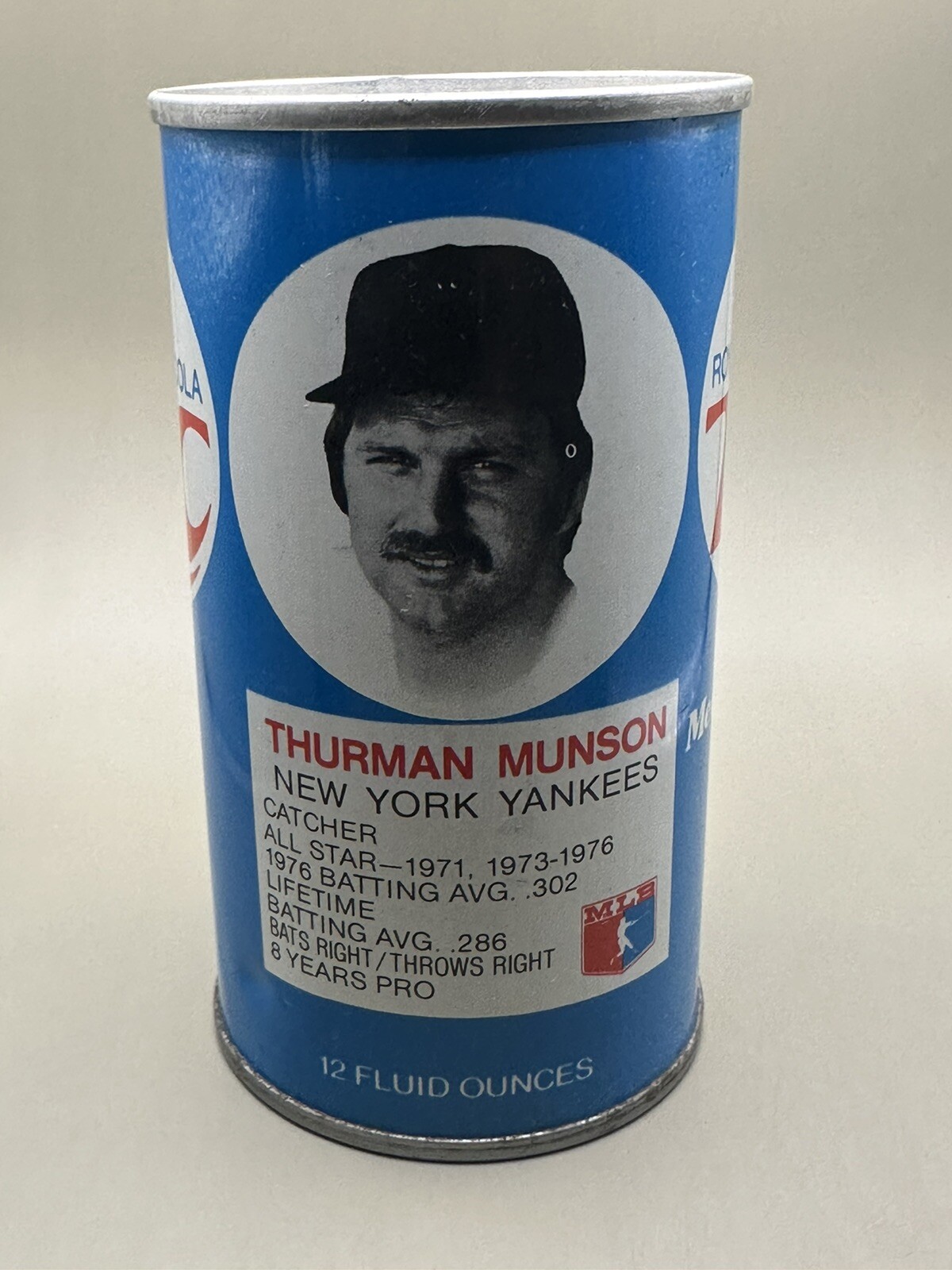 THURMAN MUNSON 1977 RC COLA Opened Can in NM/MT condition - Yankees