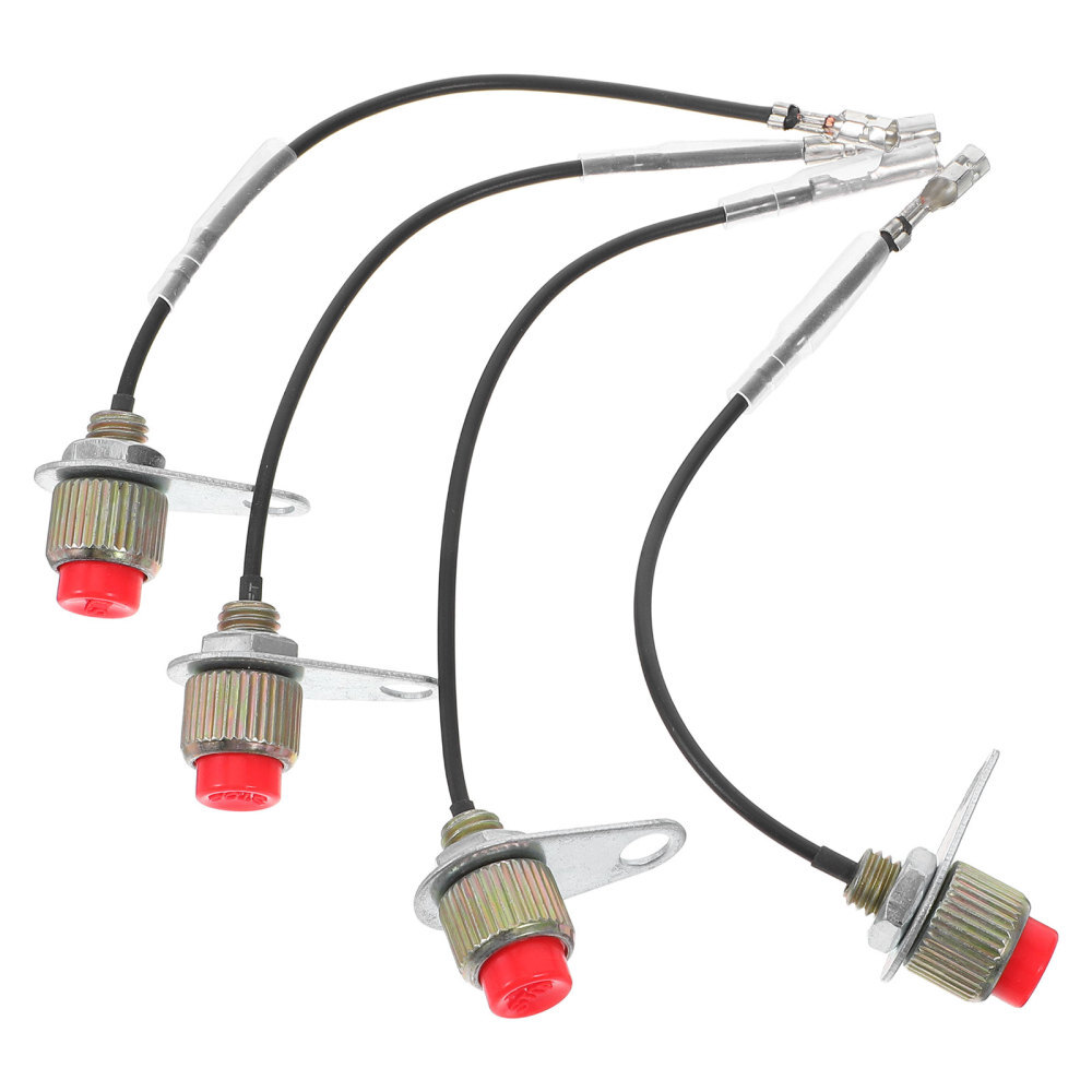 4 Pcs Kill Switch Protective on off Stop Lawnmower Spare Parts Plug