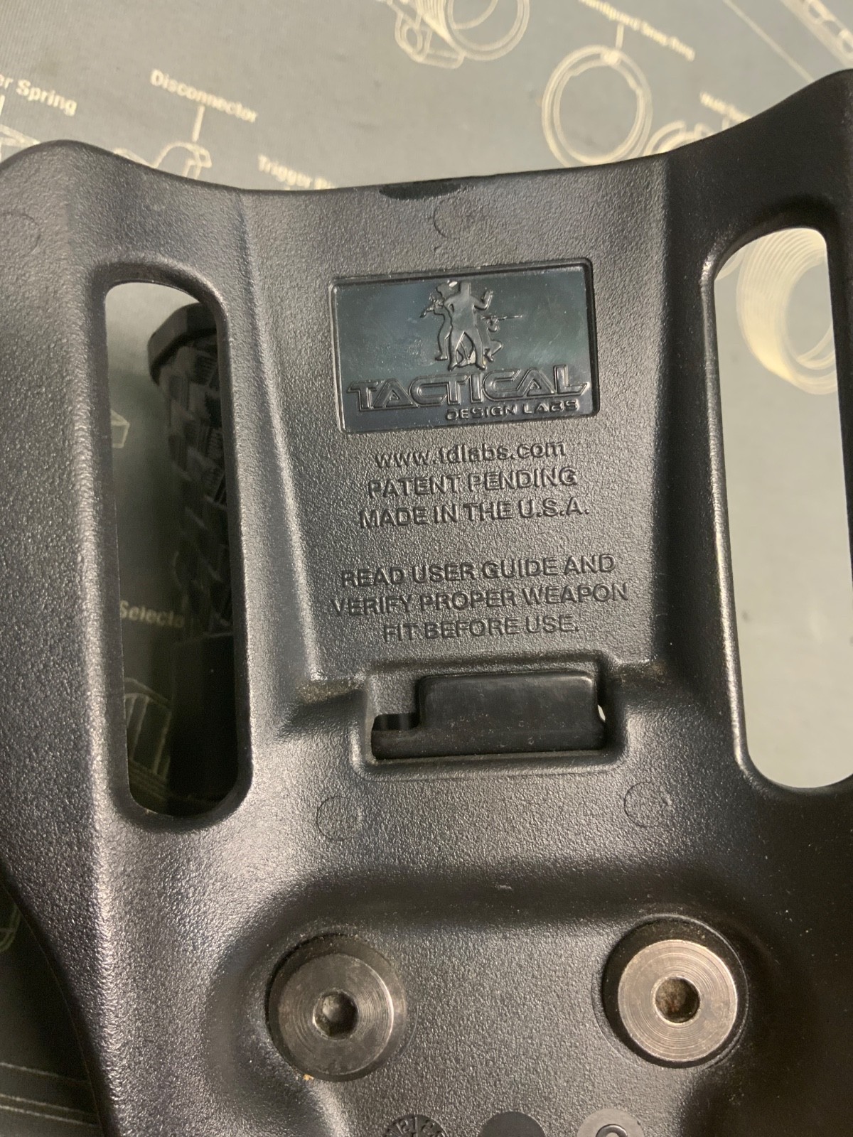 Tactical Design Labs holster for Glock 20/21 RH