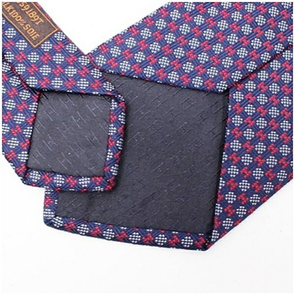 HERMES Silk Tie H Pattern Check