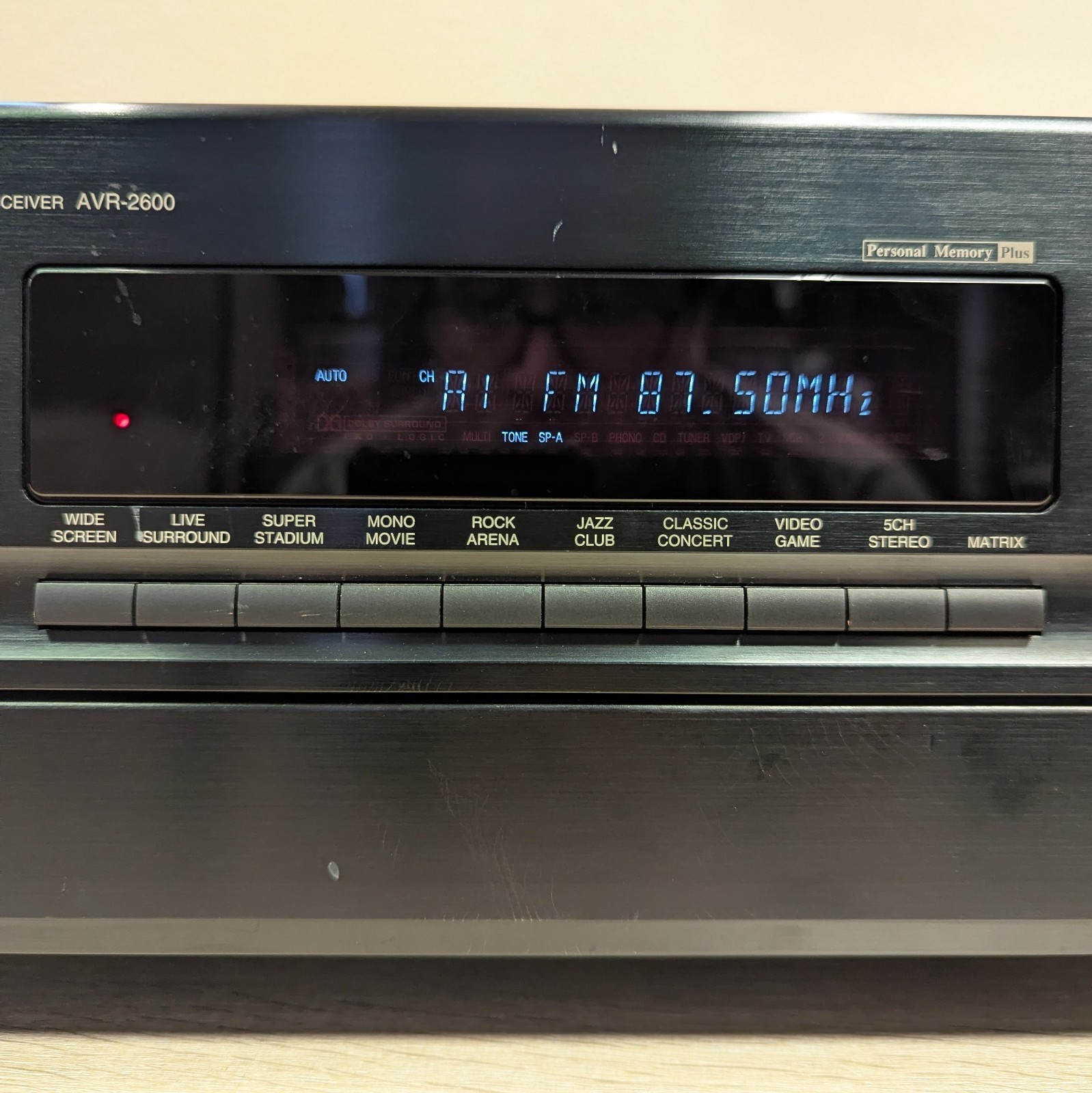 Denon AVR-2600 AV Surround Receiver + Remote & Operating Instructions Bundle