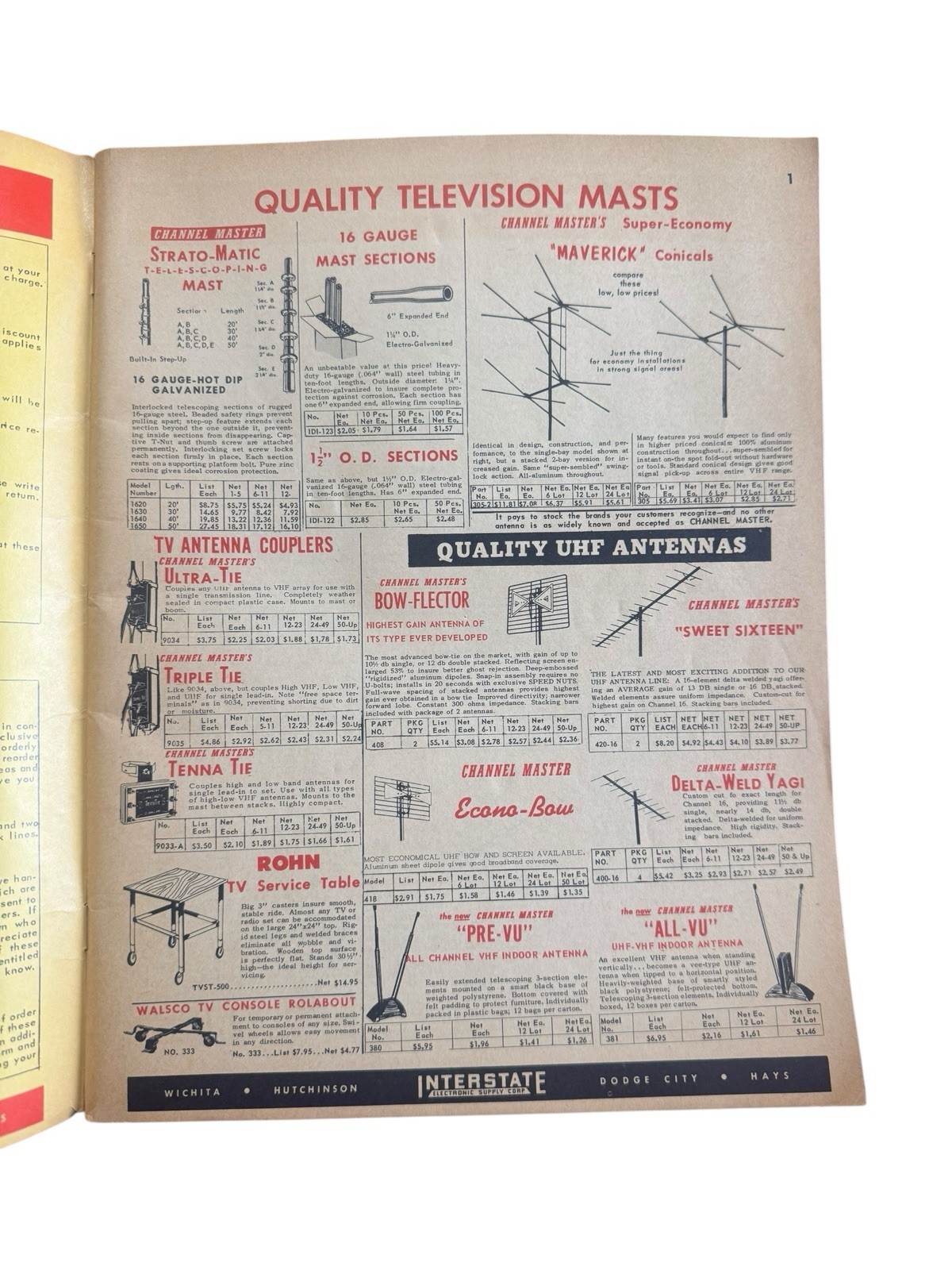 Electronics Red Book Interstate Electronic Supply Corp. Catalog 30 Kansas
