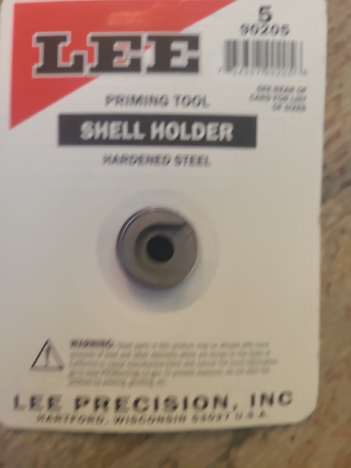 LEE 90205 Hand Priming Tool Shell Holder #5 New in Package #90205