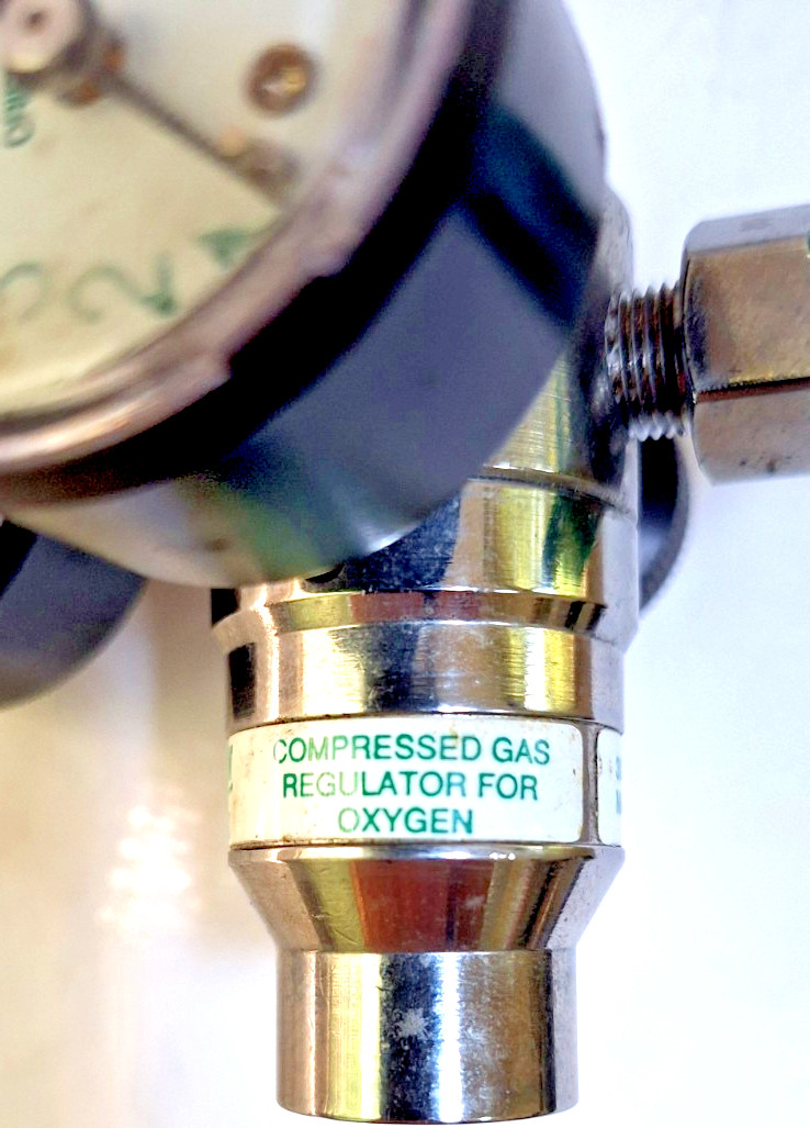 Western Medica XL-2002 Compressed Gas Regulator Oxygen Working