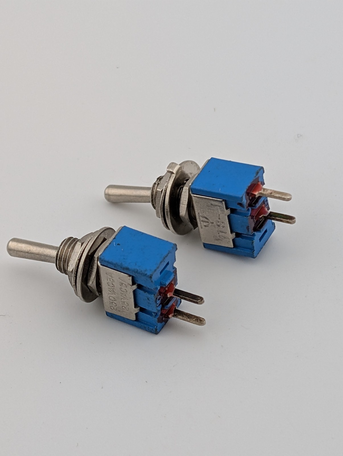 SPST (On-Off) Miniature Toggle Switch 2 Pack