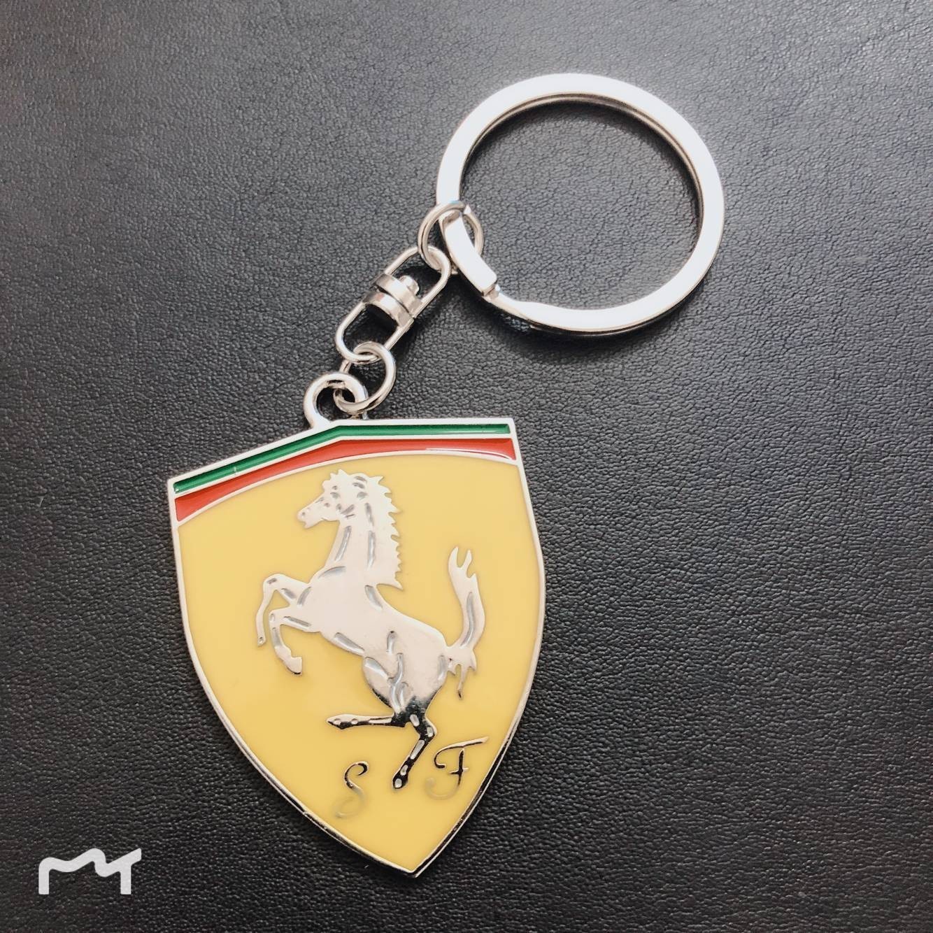 Ferrari S.F Metal Keychain Car Key Ring Key Holder Decorative Key Fob Gifts