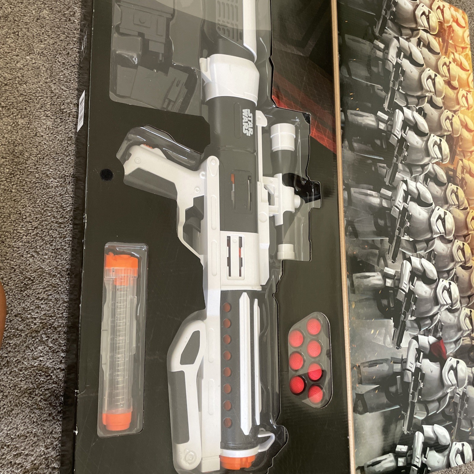 NERF RIVAL STAR WARS First Order Stormtrooper Blaster Gun In Display Box
