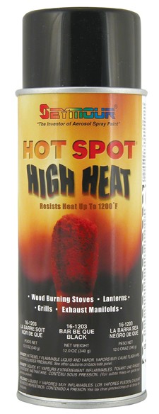 Seymour Hot Spot High Temp Paint Black 16-1203