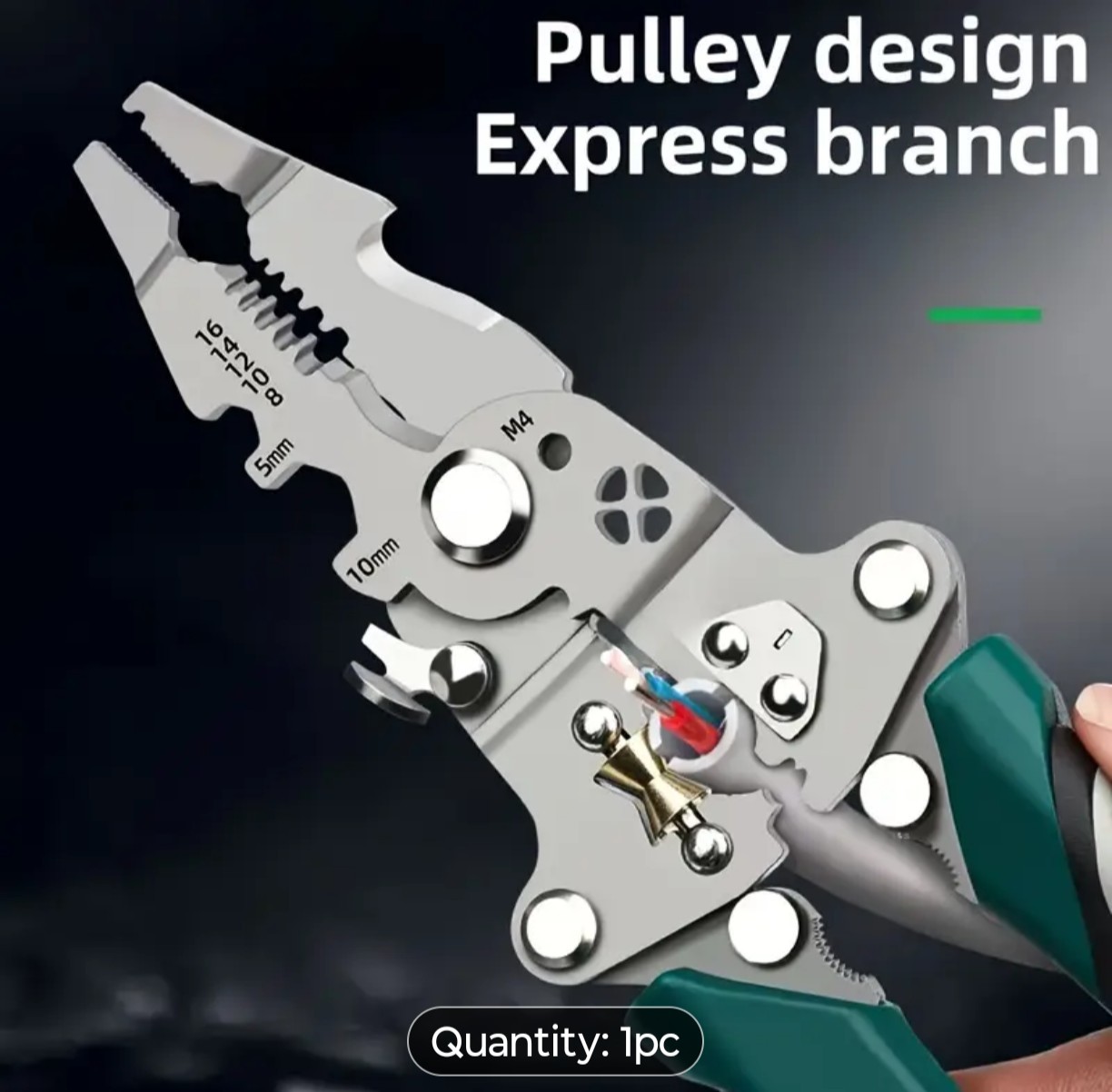 Wire Stripping Tool, Cable Cutters. Foldable Wire Stripper Tool - Multi-Function