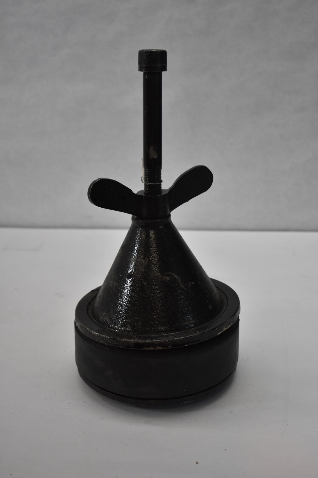 Cast Iron Test Plug w Wing Nut Steel Toe Drain Piping Neoprene Rubber Gasket