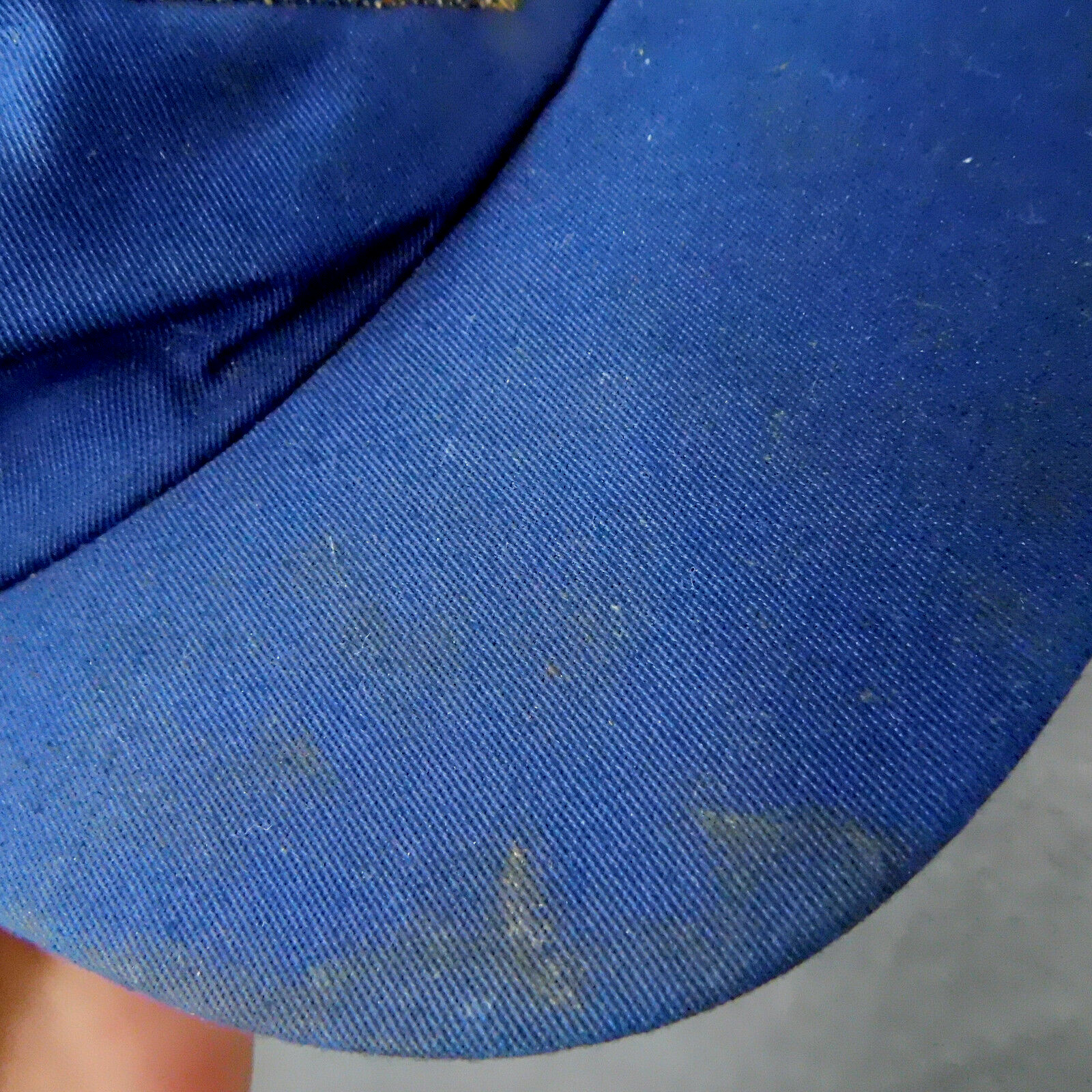 Vtg CUB SCOUT Youth Cadet Cap Hat Embroidered Hook & Loop Adjustable NAVY BLUE