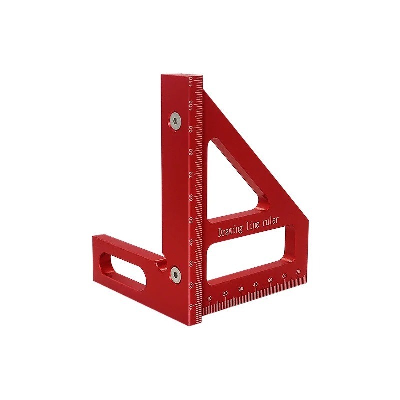Angle Ruler Measuring Tool Square Protractor Woodworking Miter Triangle Ruler UK
