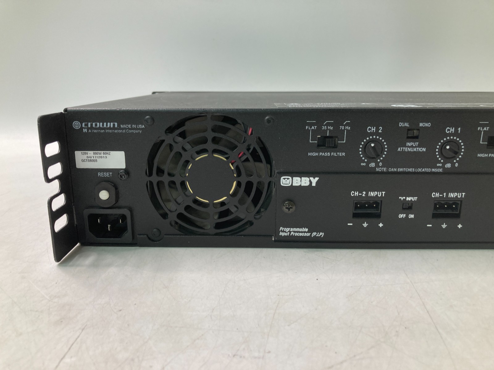 Crown CTs 600 2-Channel Power Amplifier