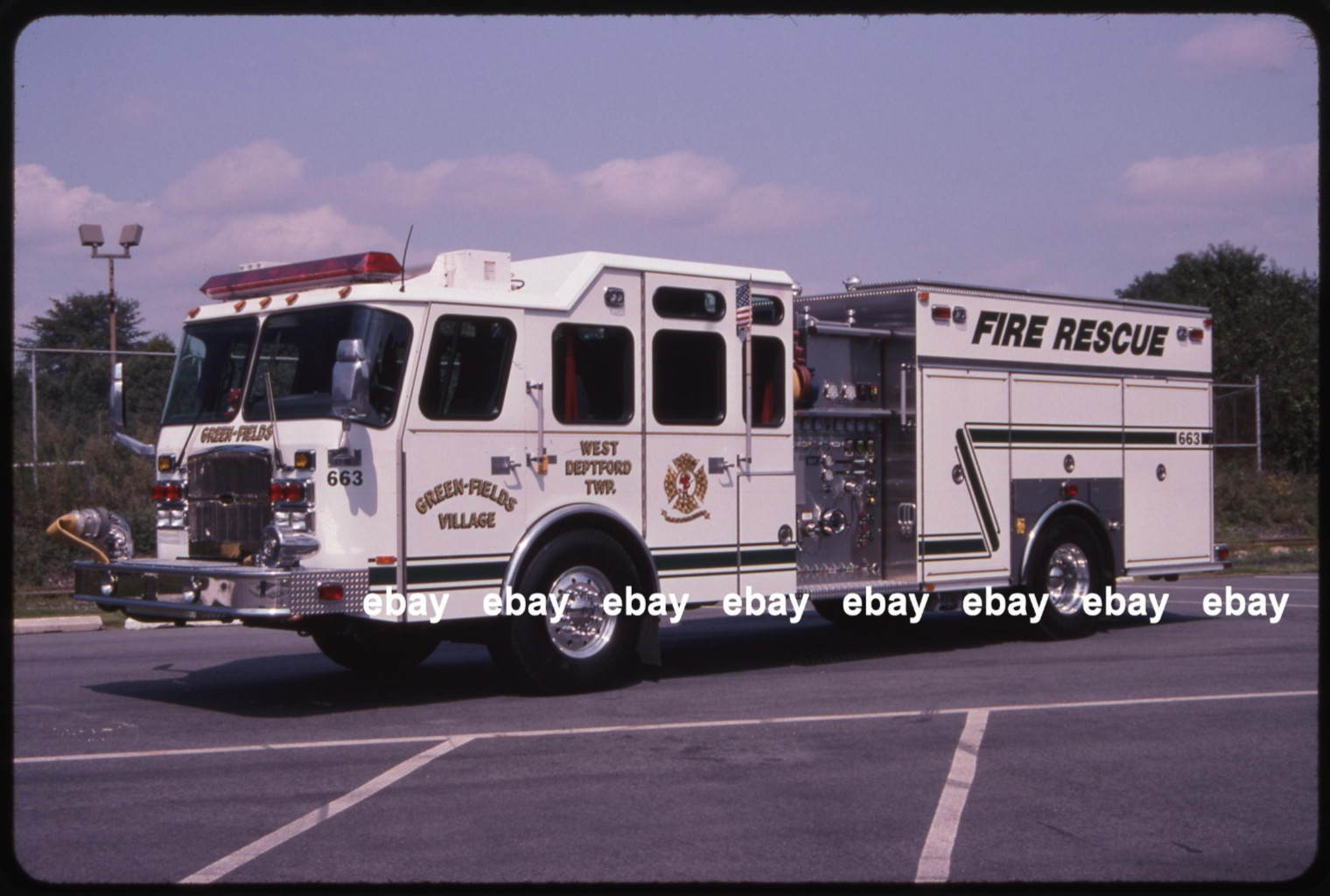 Greenfields FC West Deptford Twp NJ 2004 Emergency One SaulsFire Apparatus Slide