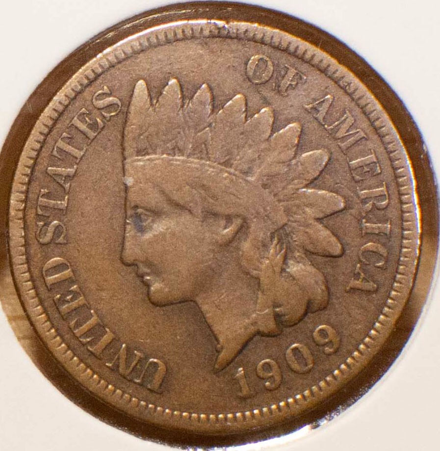 1909 Indian Head Cent VG