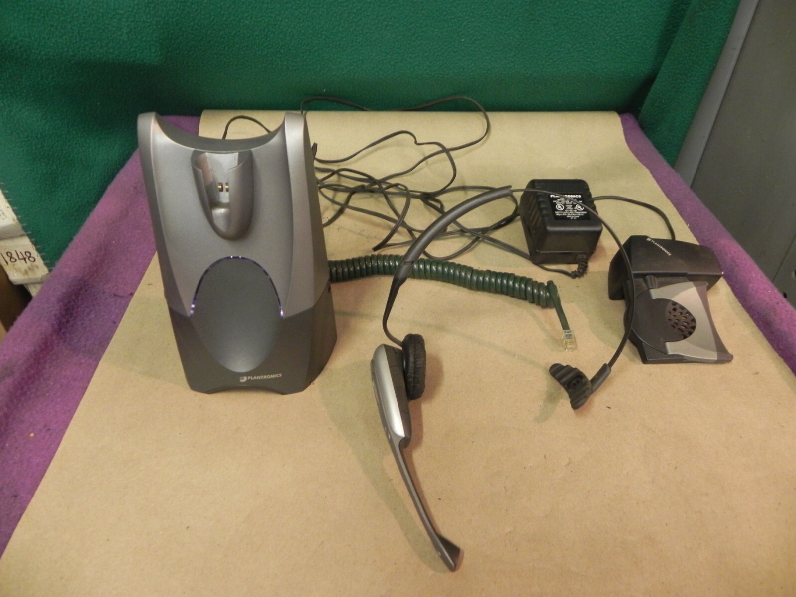 Plantronics CS50 Cordless Headset, Worked When Parked