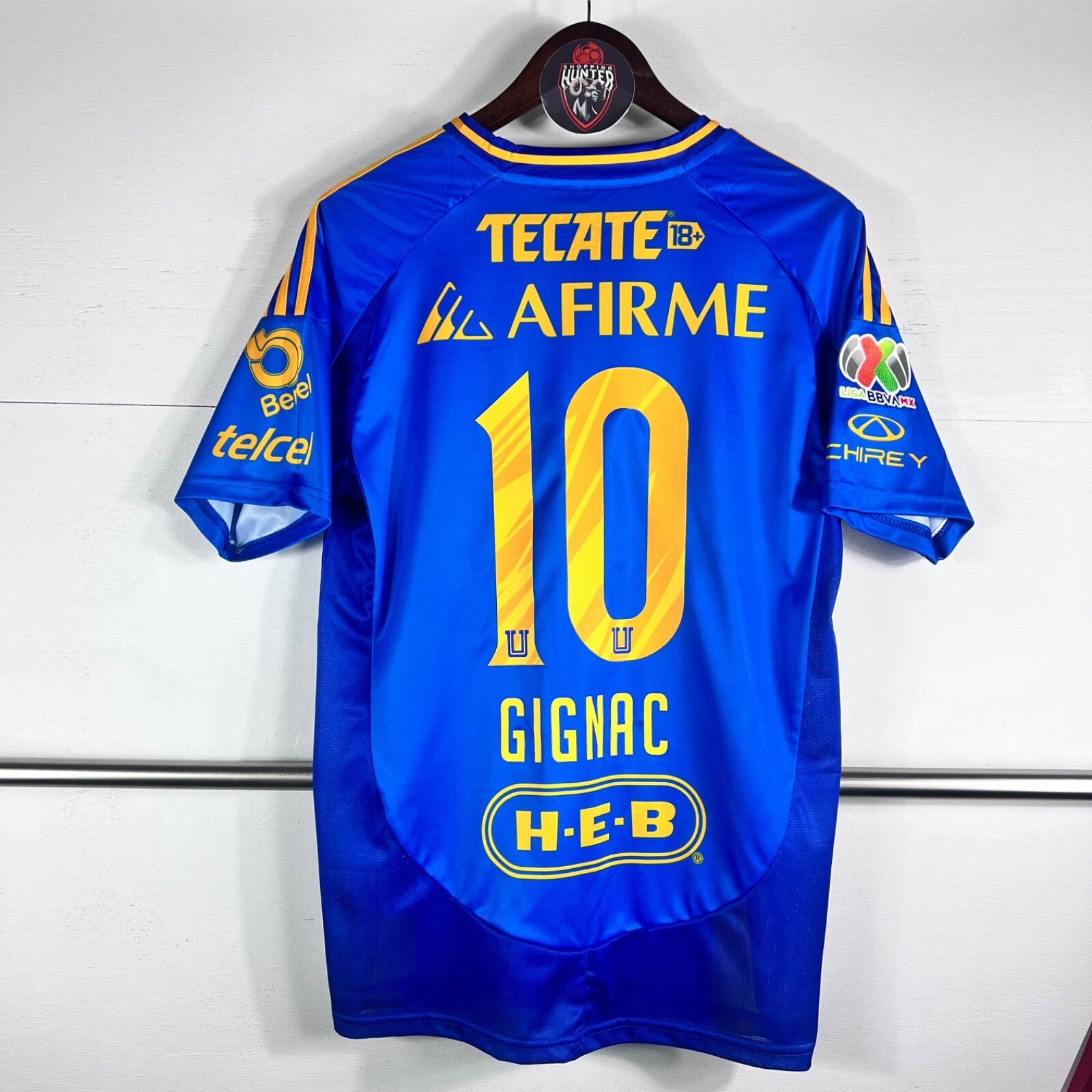 TIGRES #10 Gignac VISITA 24/25 INCLUYE PARCHE LIGA MX