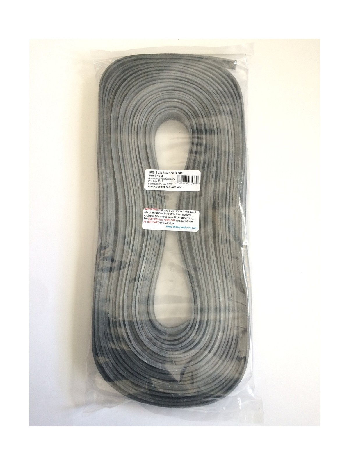 Sorbo 50ft Bulk Replacement Squeegee Rubber Blade