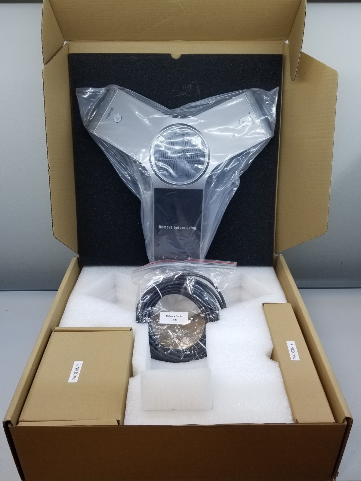 NEW Yealink CP960 HD IP PoE Touchscreen Conference Phone Open Box