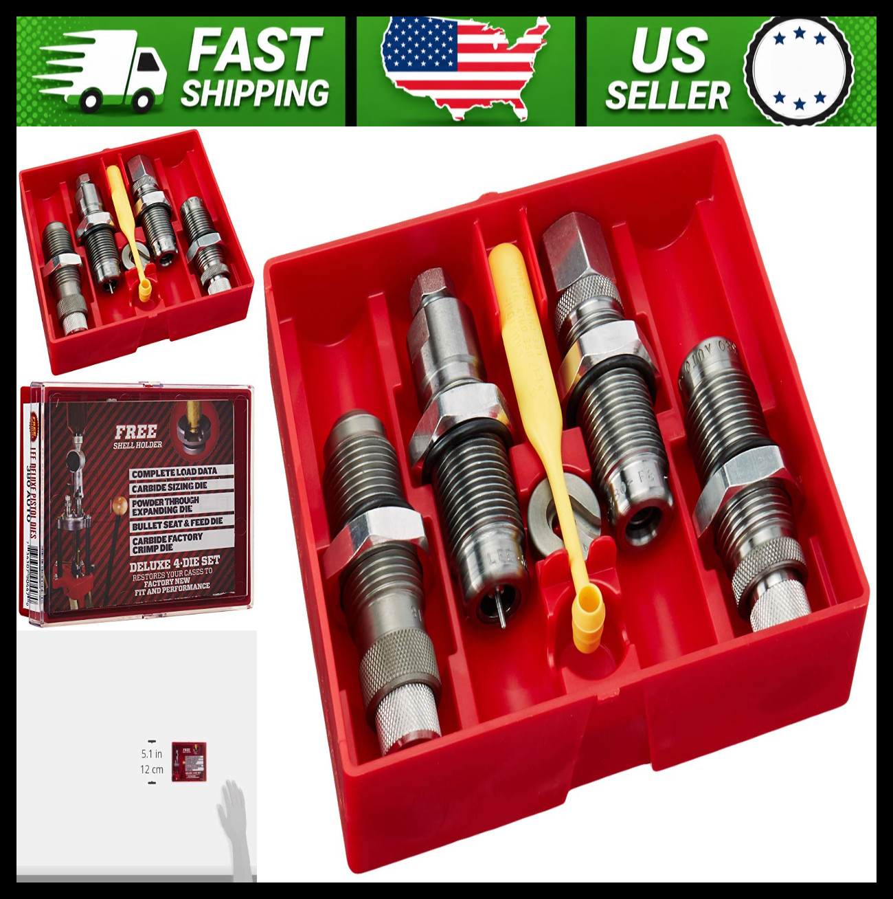 Lee Precision .380 ACP Deluxe 4-Die Set
