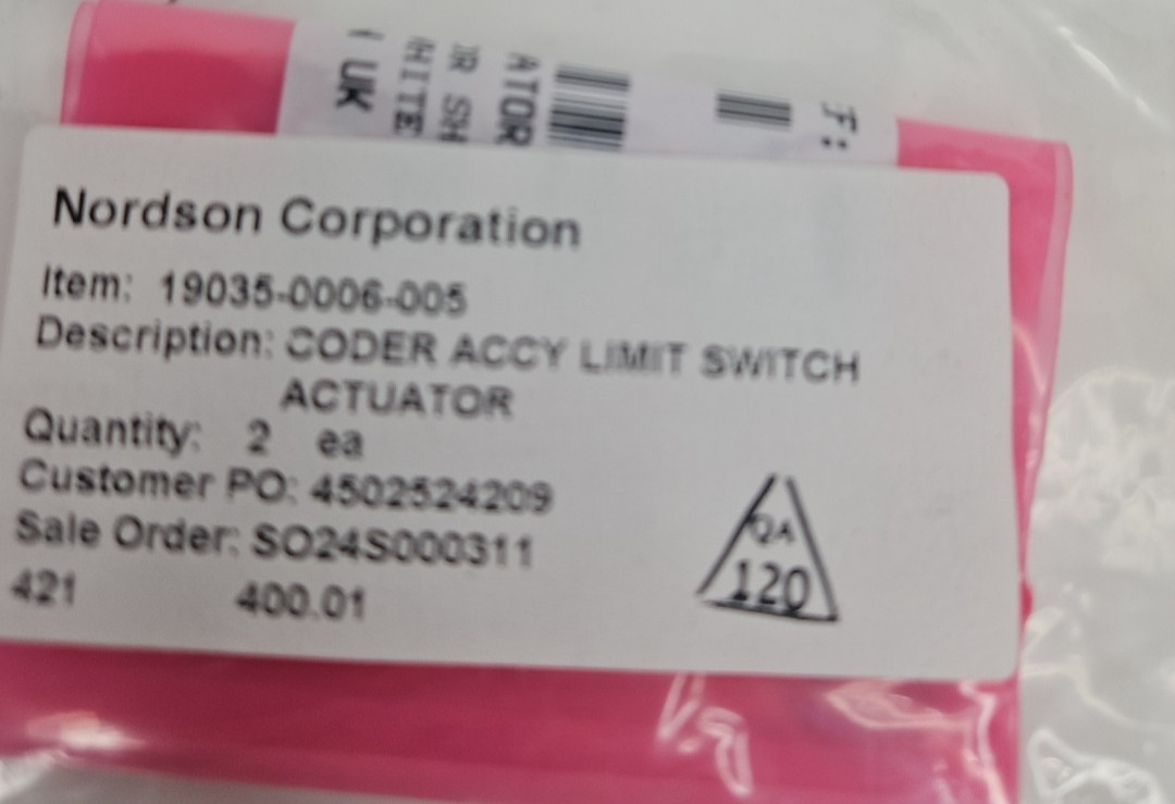 New Renishaw 19035-0006-005 RGP22S 2 Pcs Limit Switch Actuator Nordson Repair