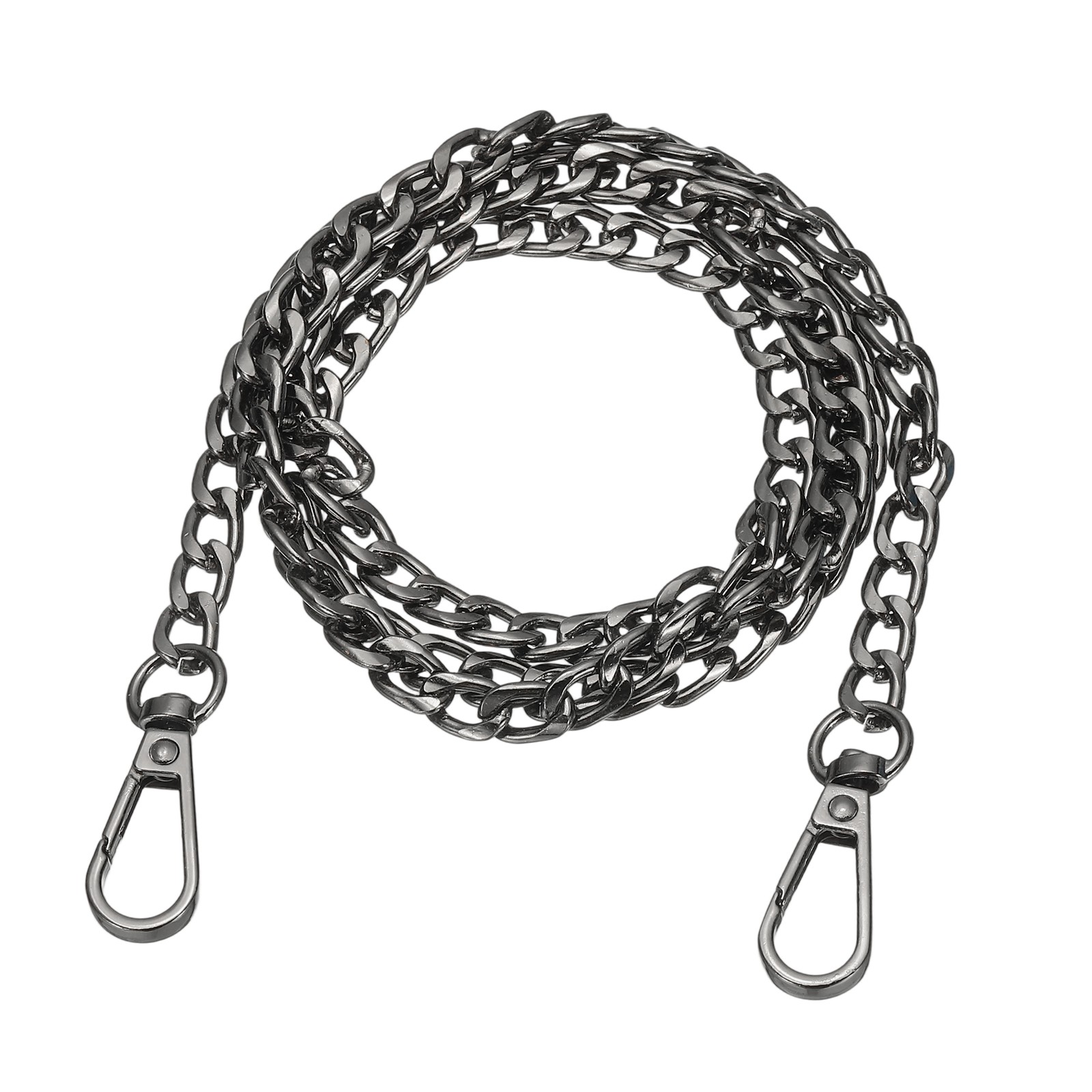 Purse Chain Strap, Metal Chain Strap Replacement for Handbag 35 Inch Jet Black