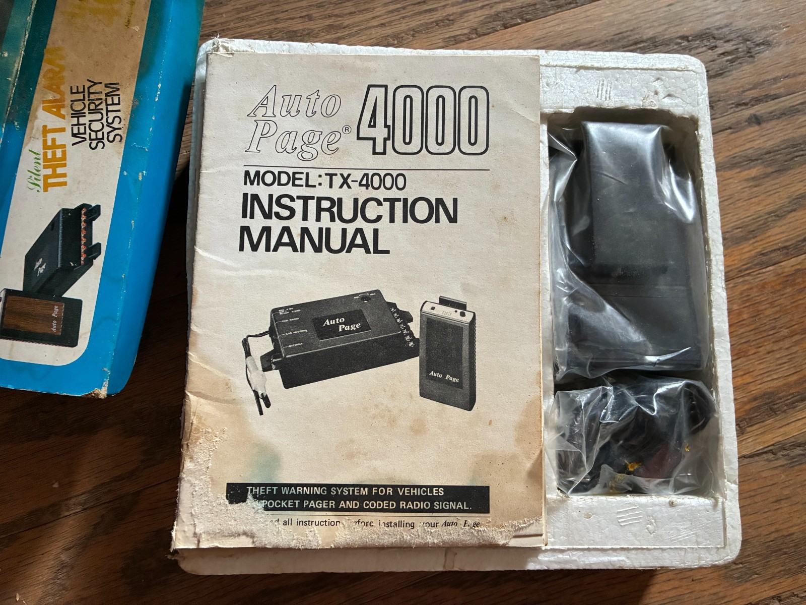 Auto Page 4000 Silent Theft Alarm Vehicle Security System