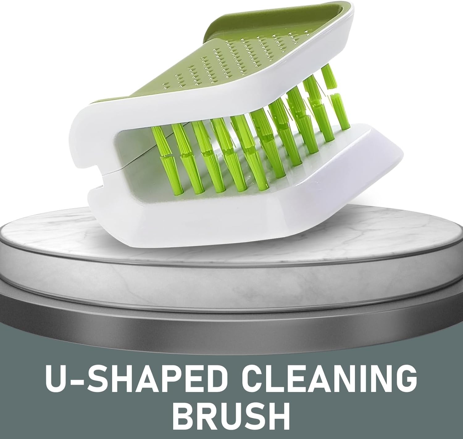 2PCS Cleaning Brush, U-Shaped Double-Sided Seat Belt Cleaning Brushes, Closeable