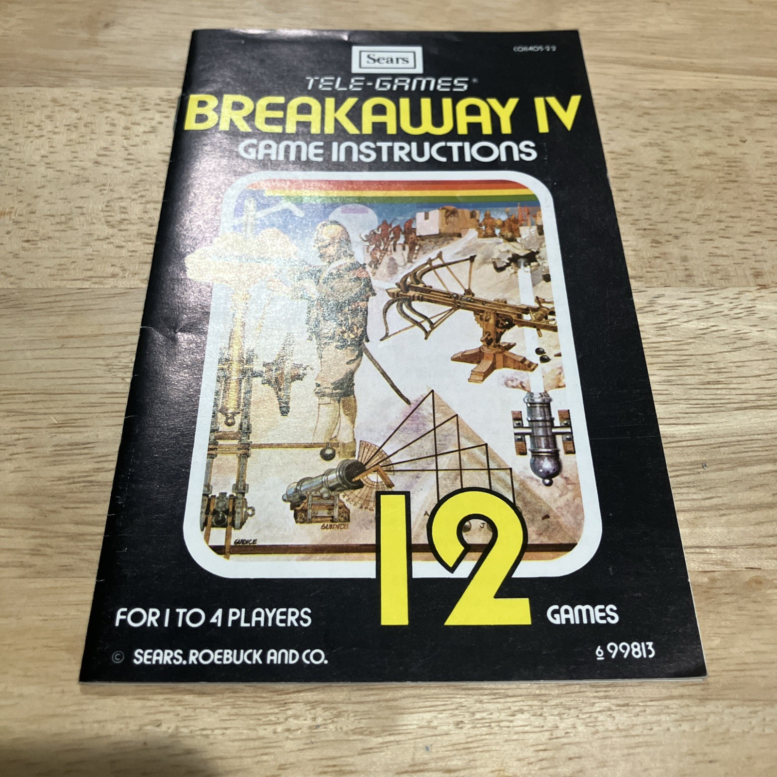 Breakaway iv atari 2600 Manual Only Telegames