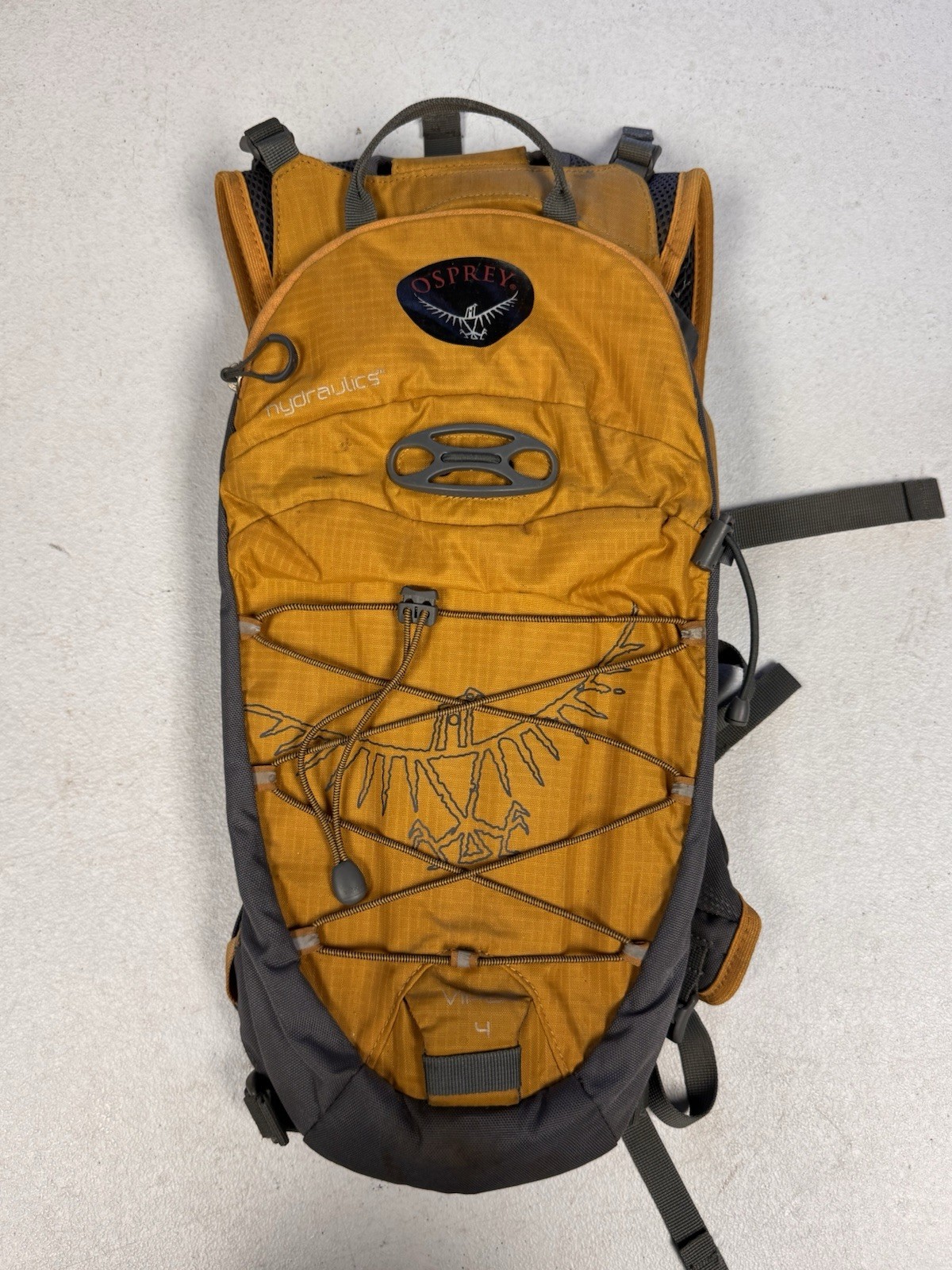 Osprey Hydraulic Viper 4 Hiking-Camping Hydration Yellow Backpack