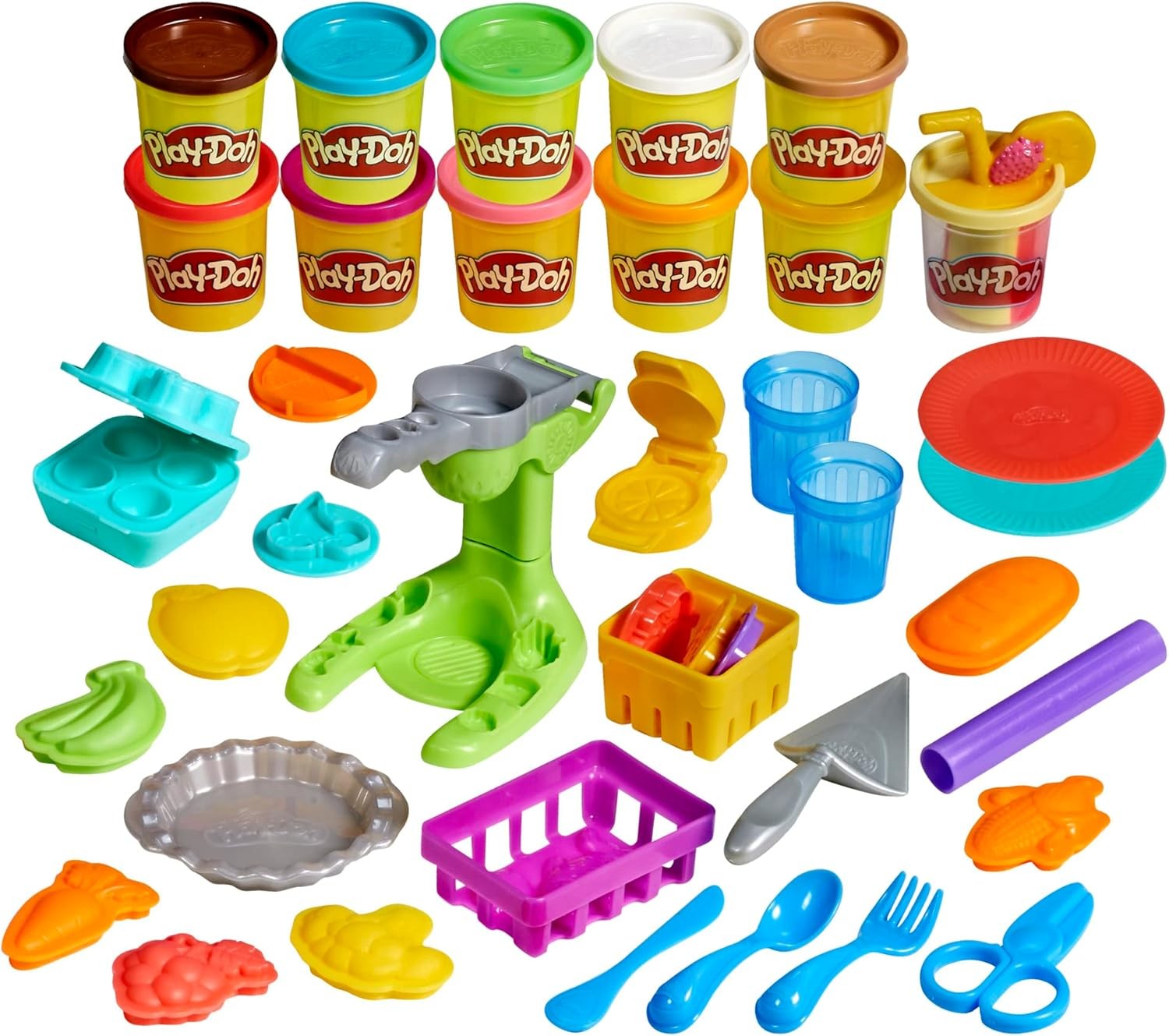 Hasbro Play-Doh Vegetable and Fruit Farmer's Market BRAND NEW