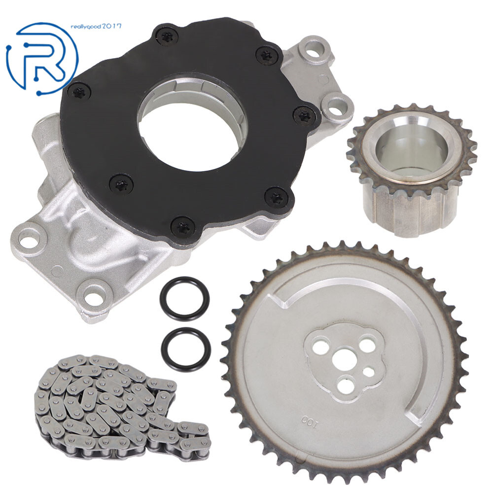 M295 High Volume Oil Pump + Timing Chain For Chevy GM 4.8L 5.3L 6.0L LS1 LS2 LS3