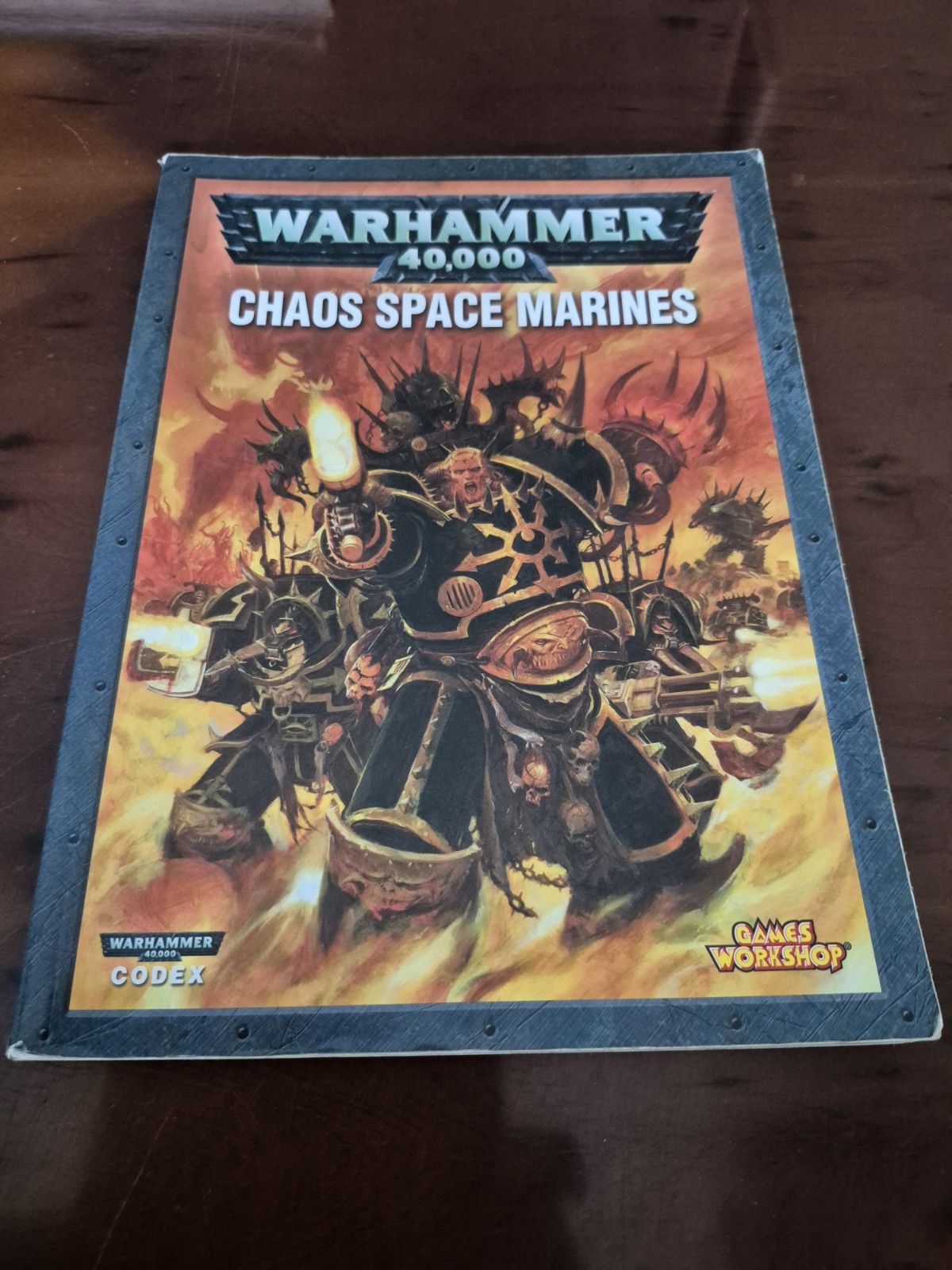 warhammer 40000 40,000 book - chaos space marines - games workshop