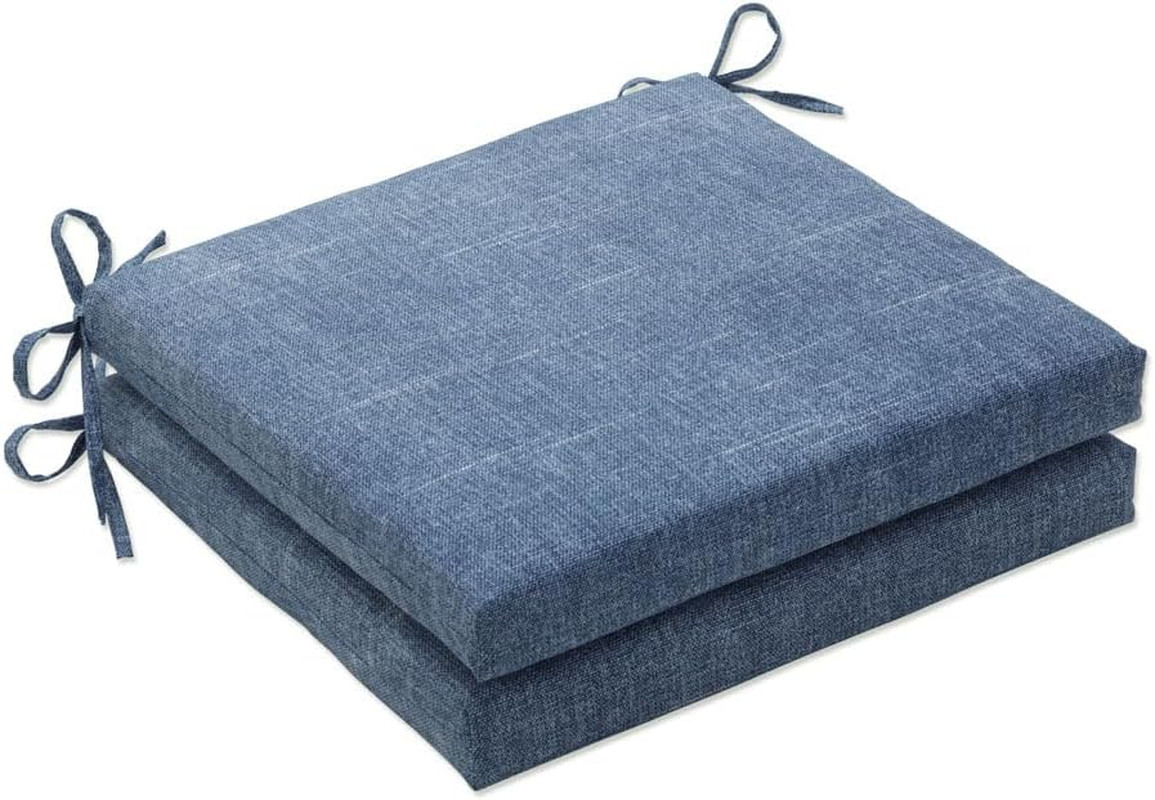 Tory Solid Indoor/Outdoor Patio Seat Cushions Plush Fiber Fill, Weather and Fade