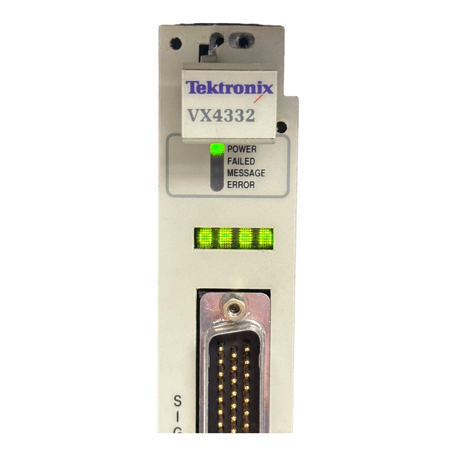 TEKTRONIX VX4332 40CH SCANNER 2-WIRE SCANNER MASTER VXI MODULE SN B374105