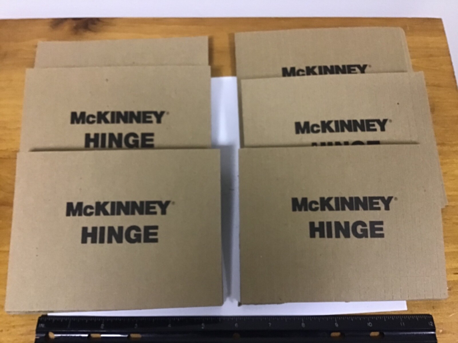 Qty (100) McKinney 4” Perforated Cardboard Shims, 1/4” & 3/4”, PN 75818