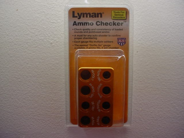 Lyman #7833000- Handgun Ammo Checker- New !!
