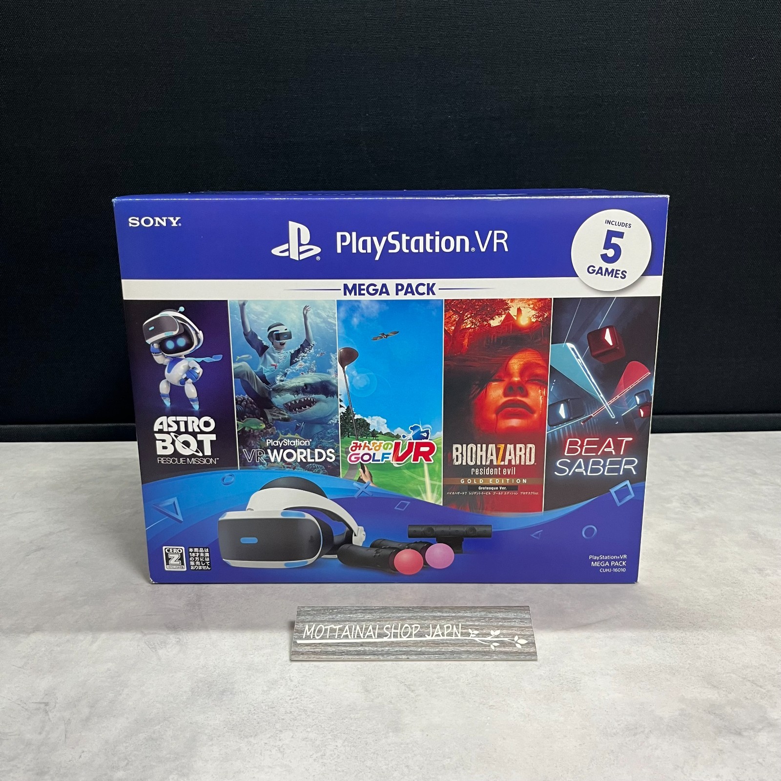 Sony PlayStation VR MEGA PACK PS4 CUHJ-16010 Camera Controller Golf PSVR PS5 New