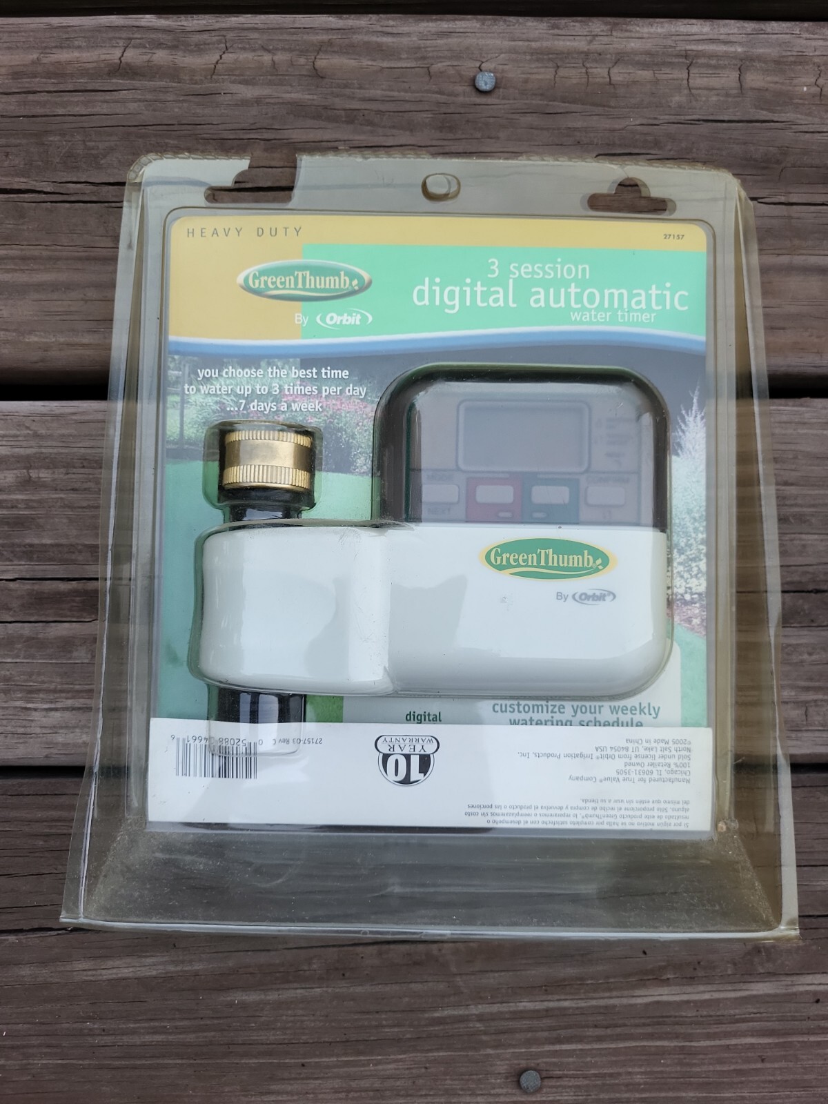 Green Thumb 3 Session digital automatic, New in opened box