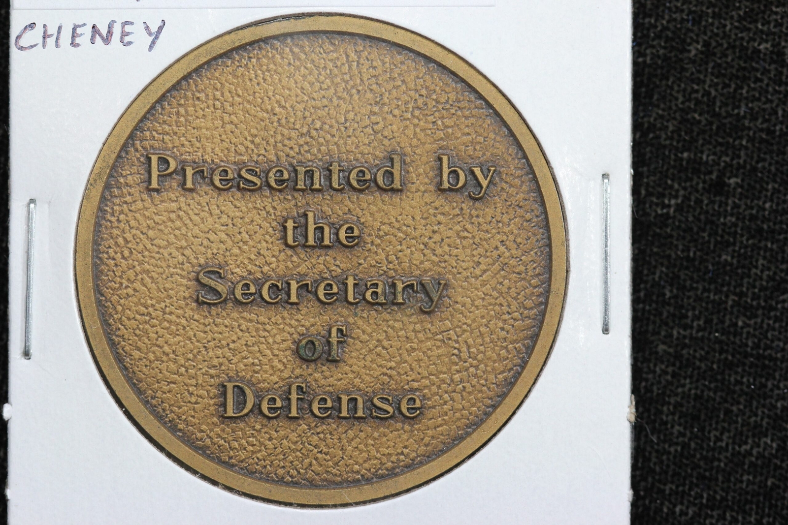 1994 Secretary of Defense Dick Cheney Challenge Coin 3IEU