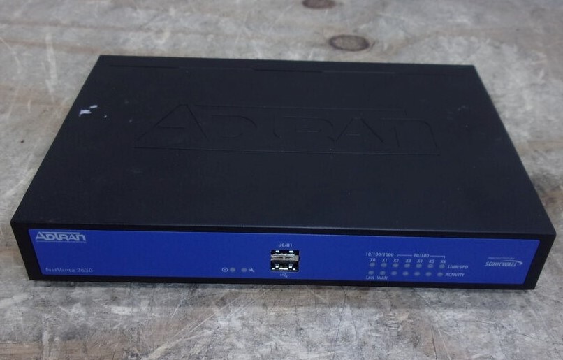 Adtran APL20-063 1700236G1 NetVanta 2630 Network Security Appliance SEE NOTES